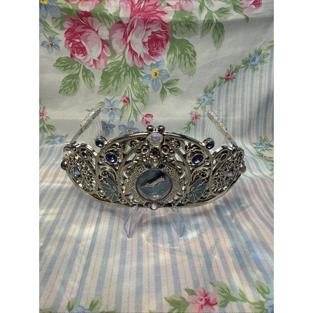Disney Cinderella Tiara Crown Blue Rhinestones Princess‎ Dress-Up Costume